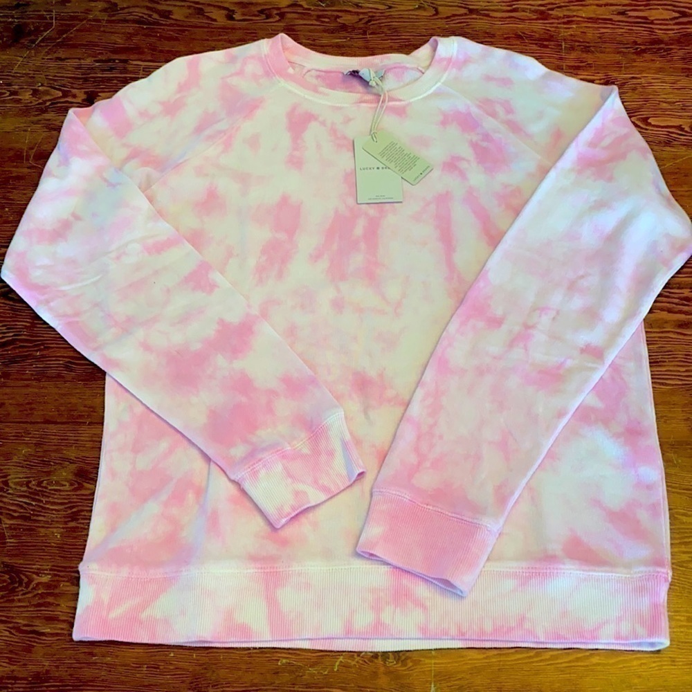 𝅺LUCKY Brand tie dye sweatshirt Size S NWT